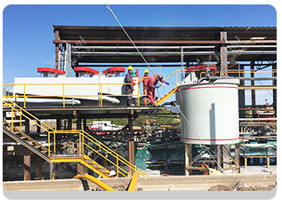 墨西哥1500tpd銅鉛鋅金銀多金屬礦選廠