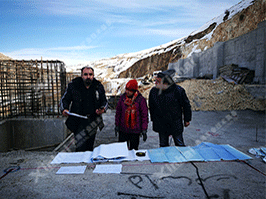 選礦廠車間基建現場