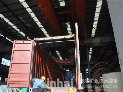 項目所需設備在鑫海生產廠加工完畢，準備包裝發運